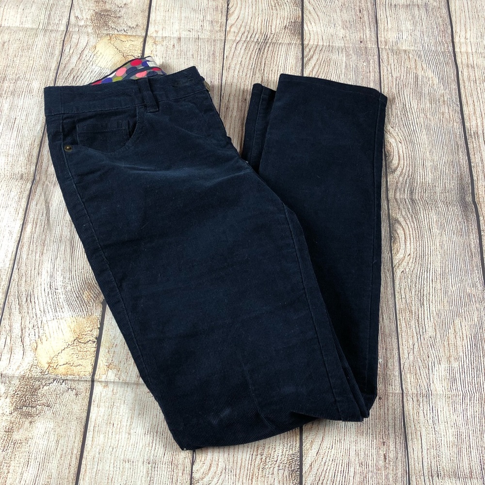 Boden Navy Blue Corduroy Straight Leg Pants